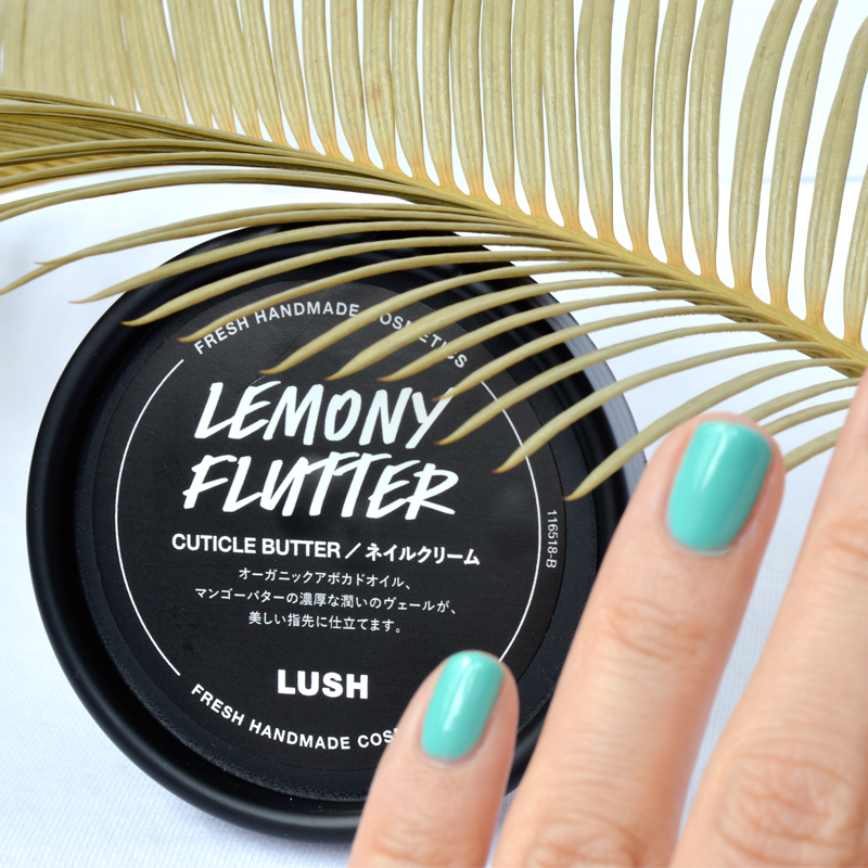 爪周りのささくれが改善!レモンの爽やかな香りが広がるLUSHのキューティクルバター #檸檬の指先