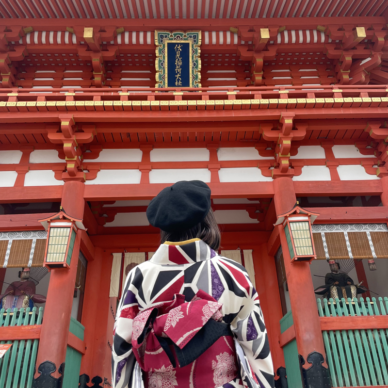 伏見稲荷大社参拝と食べ歩き旅行記 #京都 #お稲荷さん
