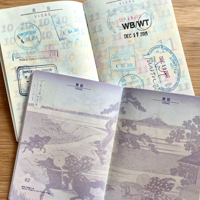 パスポートを更新したら新デザインの美しさに感動した話 #葛飾北斎