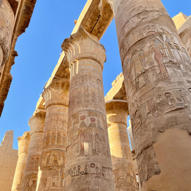 かつての繁栄を感じる広大な【エジプト】カルナック神殿
