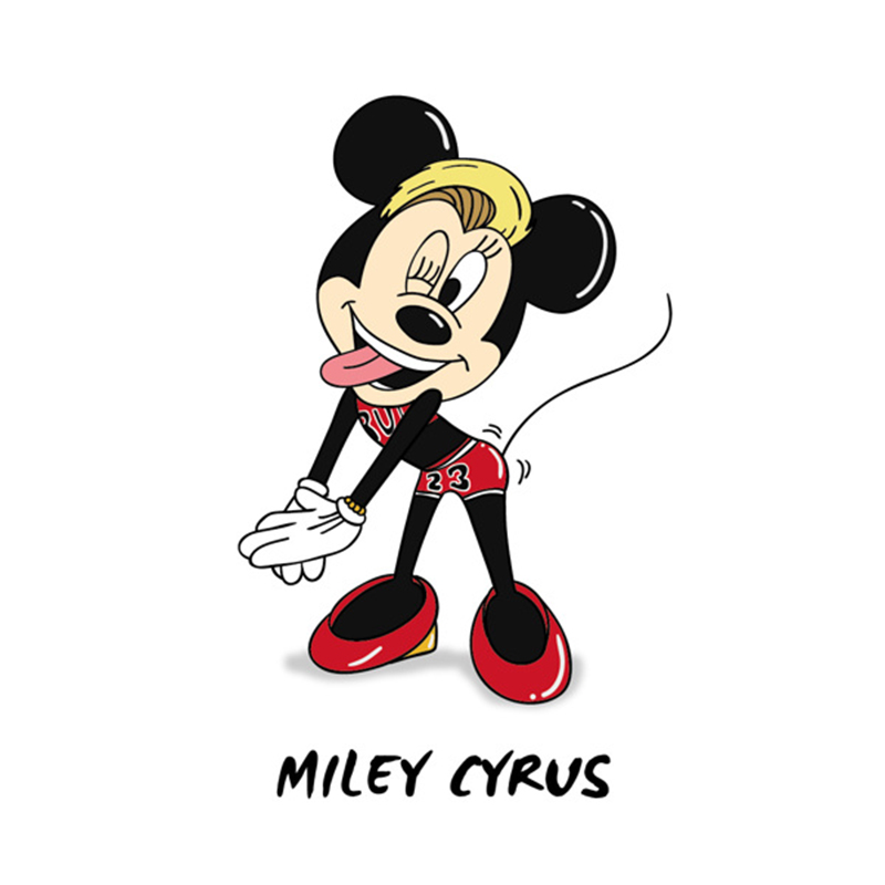 MILEY CYRUSなミニー!?アメコミ×海外アーティスト！#parody #disney