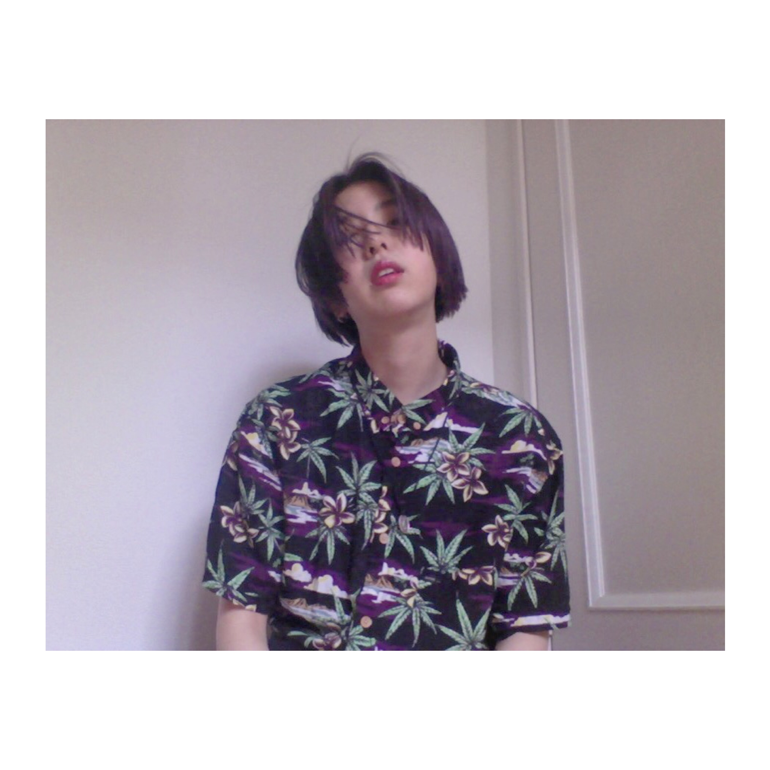 チンピラlookがやっぱり好きです Ootd Purplehair Nylonブログ ファッション ビューティ カルチャー情報