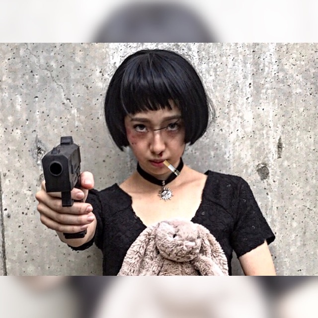 今年の #HALLOWEEN の仮装はなんと姉妹で！映画「レオン」の #MATHILDA & #LEON を完コピしました♡  #TheProfessional #COSTUME