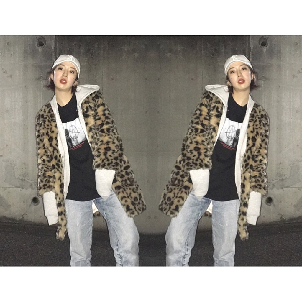 ヒョウ柄ファーコートで #こなれ感 を出すために外せない３つのポイント！ #OOTD #RAFSIMONS