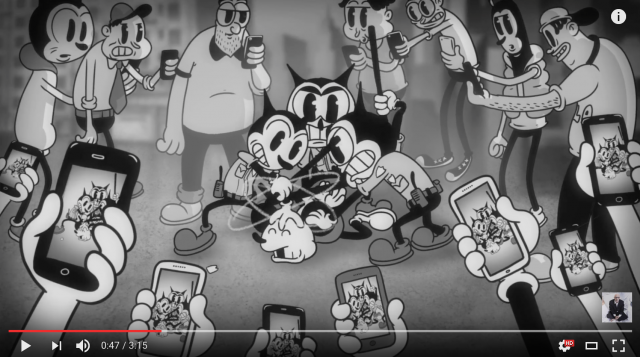 スマホに依存した狂気の世界の果てを描いた衝撃のショートアニメ あなたはどう感じた Stevecutts Musicvideo Nylonブログ ファッション ビューティ カルチャー情報