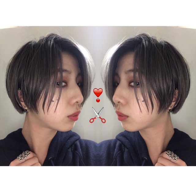 久々にブリーチ！& バッサリショートにしちゃいました (ここ数年で1番短い)  #HAIRSTYLE