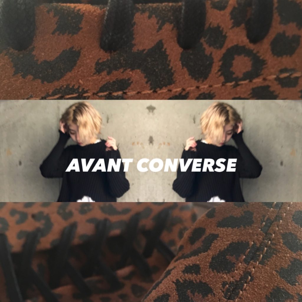 この冬ヘビロテ必至な #LEOPARD 柄の #AVANTCONVERSE ♡ーローカットは #大人スケーター 風に履くべしー