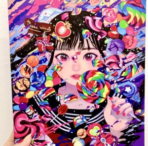 【個展】巽千沙都が描く、最強の女の子たち