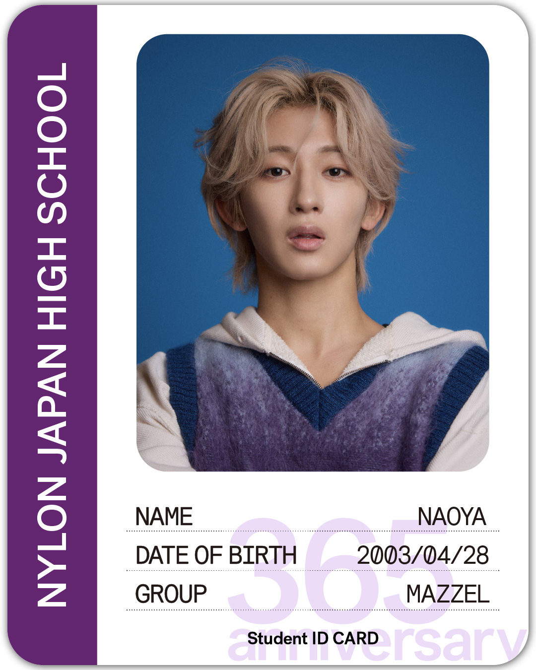 365 ANNIVERSARY NAOYA（MAZZEL）