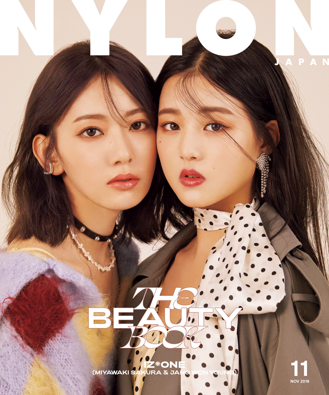 NYLONJAPAN 2019年11月号 IZ*ONE（チャン・ウォニョン & 宮脇咲良）