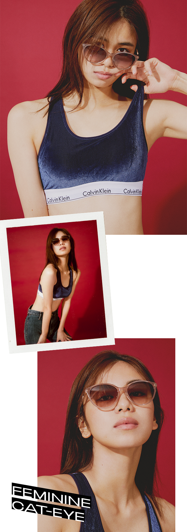 サングラスと私 Calvin Kleinアイウェアのシンプルな美しさ Nylon Japan