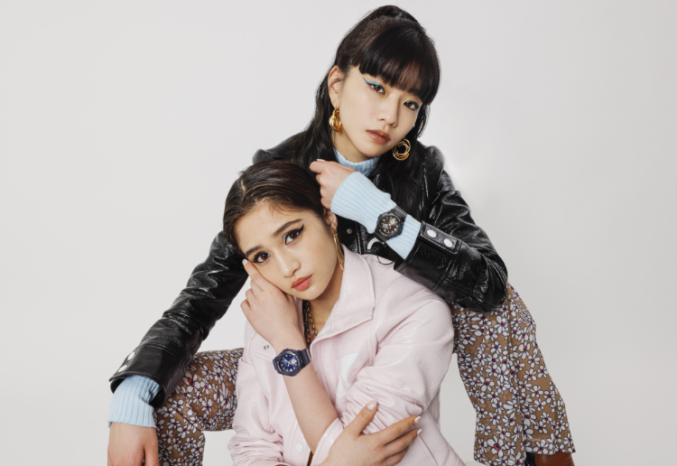 【新品未使用】【値下】レディースウォッチ_Lily Brown × Baby-G BABY-GとX-girlがコラボ！偏光カラーデザイン、ネオンカラー配色