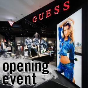 GUESS ラフォーレ原宿店のオープニングイベントに潜入♪