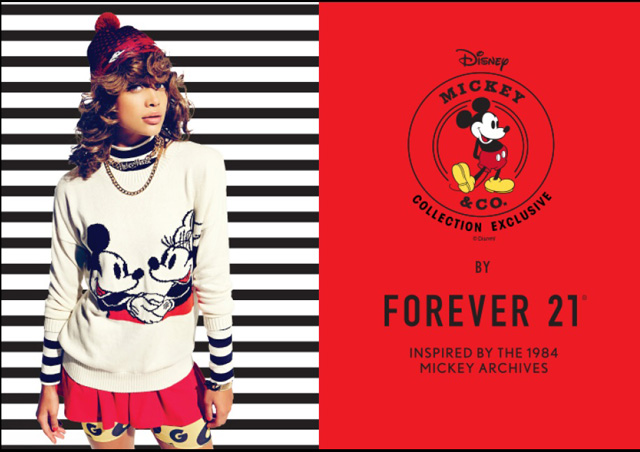 レトロなミッキーがかわいいForever 21®のディズニーライン