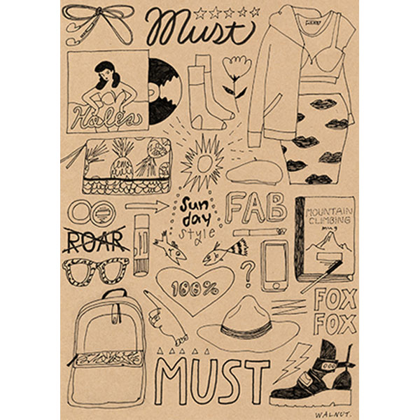 Culture イラストレーターwalnutの東京初の個展 Must 開催 Nylon Japan