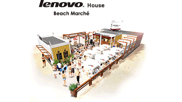 デジタル世代のためのビーチハウス、<br>Lenovo House Beach Marcheをレポート！