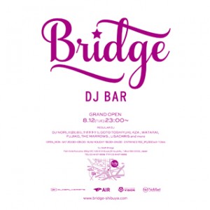 東京ナイトライフの新名所“DJ BAR Bridge”