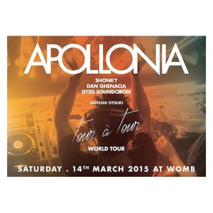 パリのスーパーDJトリオ、APOLLONIAが3/14に初来日！ ＠渋谷WOMB