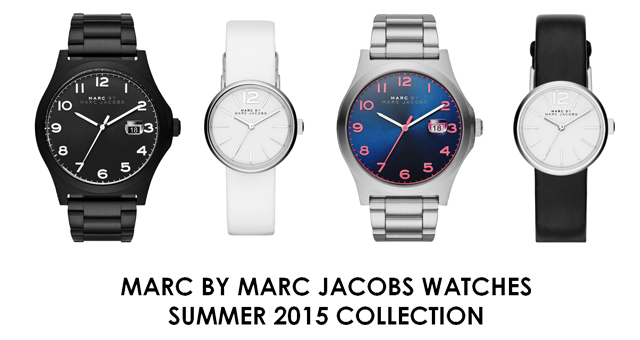 ブラック＆ホワイトなMARC BY MARC　JACOBS WATCHES 2015 サマーコレクション！