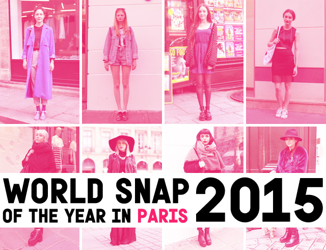 WORLD SNAP番外編！　2015年 パリスナップBEST10