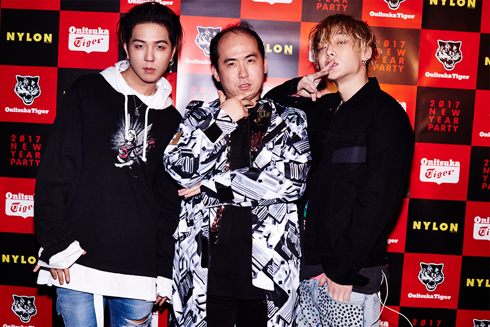 BIGBANGの弟分であるHIPHOPユニットMOBBとトレエン斎藤が 『NYLON JAPAN × Onitsuka Tiger』のプレミアパーティで夢の共演!!