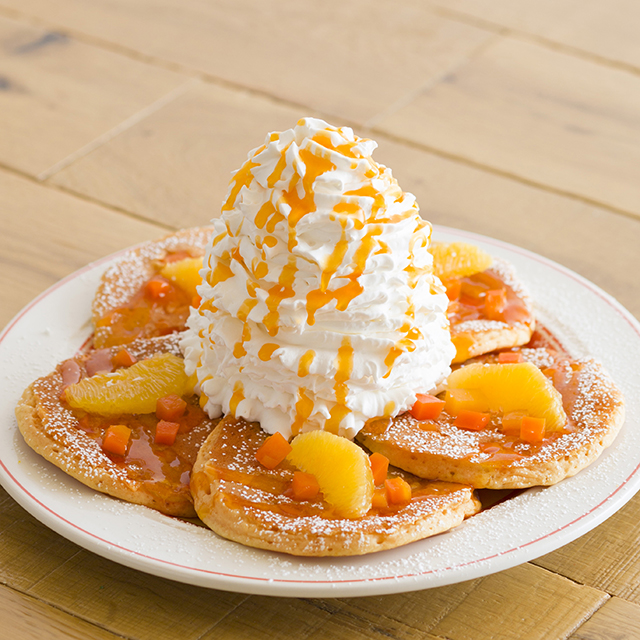 カホン　パンケーキイエロー　A CULTURE] Eggs 'n Thingsからオレンジ色が華やかな『キャロット