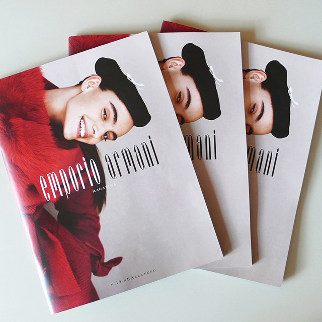 CULTURE] ファン待望！ アルマーニのEMPORIO ARMANI MAGAZINEが手に