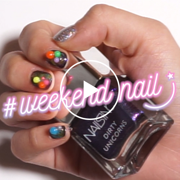 Wnail 週末はエクスクルーシヴなデザインにチェンジ 簡単キュートなweekendネイル Psychedelic Beat Nylon Japan