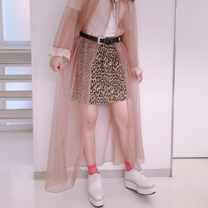 アニマル柄を主役にした着こなしにトライ♡ #ootd4nylonjp