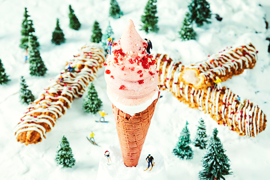 クリスマス限定フレーバーが登場♡　雪のようなホワイト×ピンクのホリデーカラーのザクザクが発売