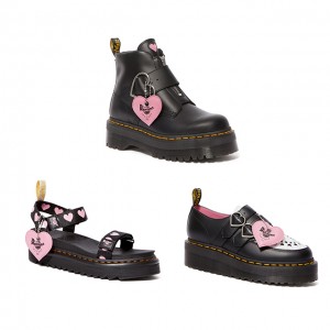 ハート柄がポイント♡　Dr.Martens×LAZY OAFの新作コレクションが登場