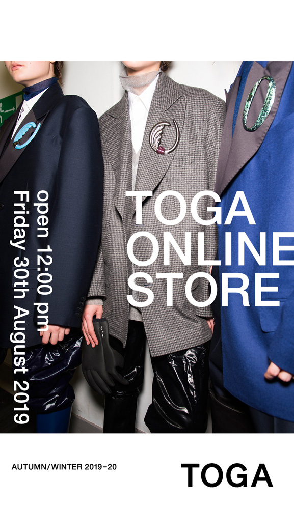 ついにTOGA初のオフィシャルオンラインストアがオープン！