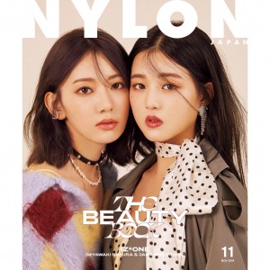 NYLON JAPAN 9/28 発売 11月号 《IZ*ONE チャン・ウォニョン& 宮脇咲良》が表紙で初登場 中面ではメンバー12人が勢揃い！