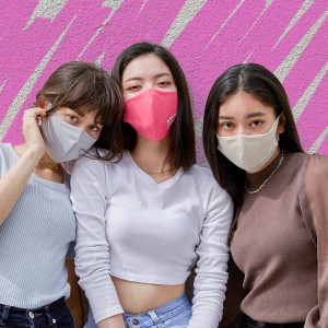 atmos pink×NYLON JAPANのコラボレーションマスクが発売♡