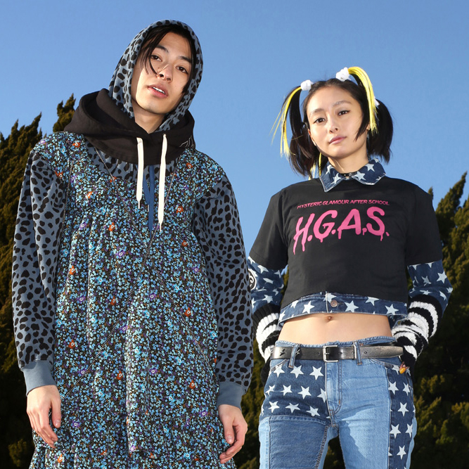 E*y様 【希少/名作】HYSTERIC GLAMOUR 総柄 ティアード ロン FASHION] HYSTERIC GLAMOURによるH.G.A.S.プロジェクト第3弾！ HIYADAM