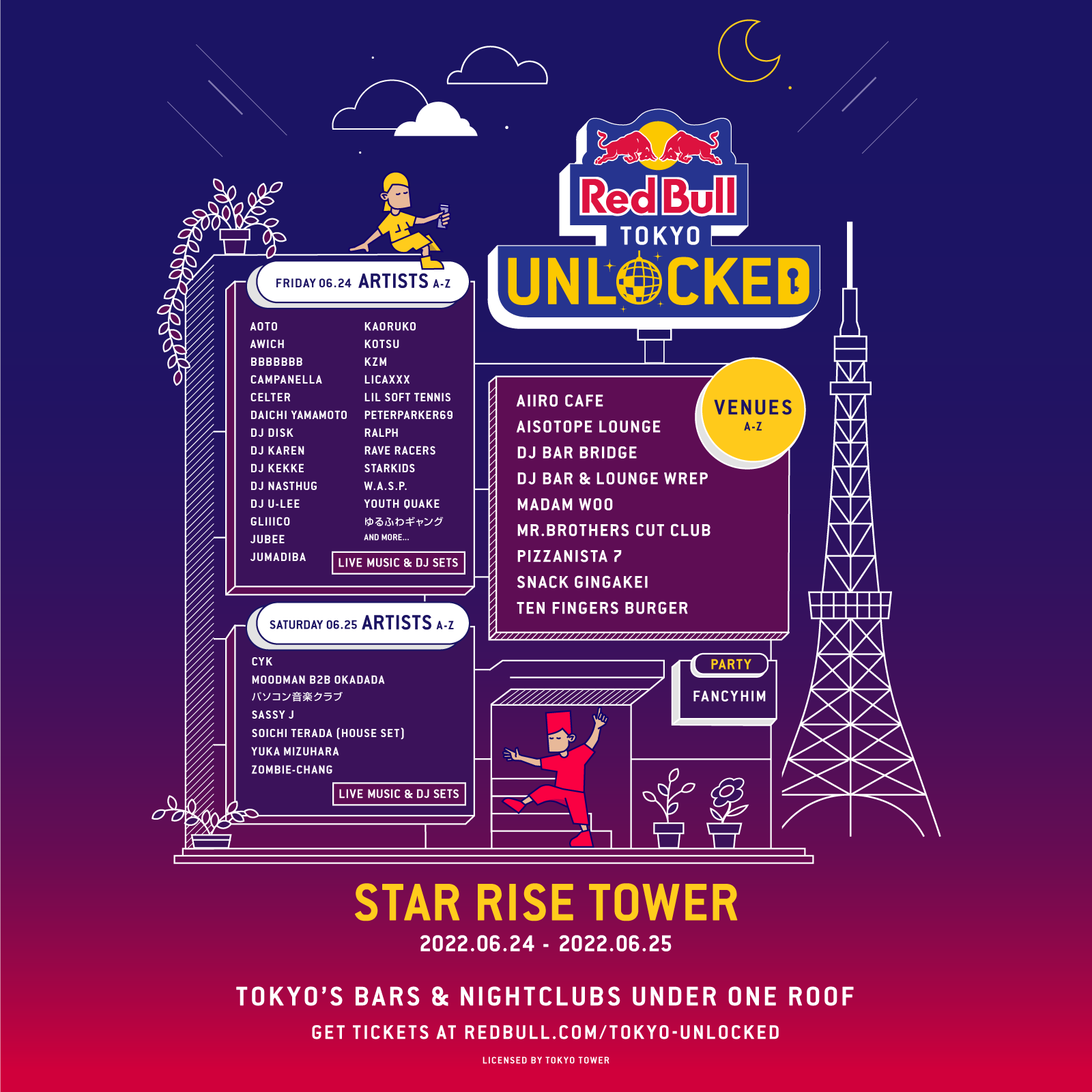 ポップアップパーティー『Red Bull Tokyo Unlocked』6月24日（金）25日（土）の2daysで開催決定！
