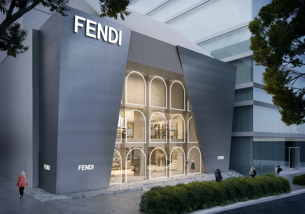 FENDIが、国内最大級の大型フラッグシップストア『パラッツォ フェンディ 表参道』の移転オープン決定！