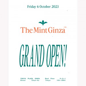 カフェ&バー『The Mint Ginza』が東急プラザ銀座屋上にオープン！　グランドオープニングパーティも開催
