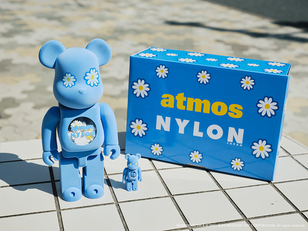 atmos pink×NYLON JAPAN×BE@RBRICKの第2弾トリプルコラボレーションアイテムが発売！