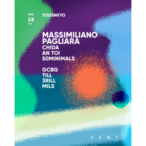 鬼才"Massimiliano Pegliara"をゲストに迎える、超HOTなDJイベント『TOGENKYO』開催！