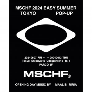 新作をリリースするたびに注目を集めているMSCHFが渋谷PARCOにてポップアップストアを開催！