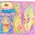 あにお天湯が24歳の誕生日を記念して絵と立体作品の個展を初開催！