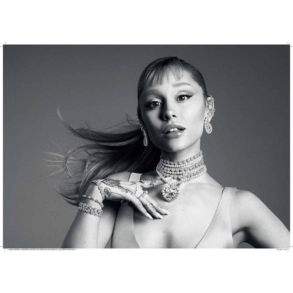 FASHION] Swarovskiとアリアナ・グランデが初のクリエイティヴ