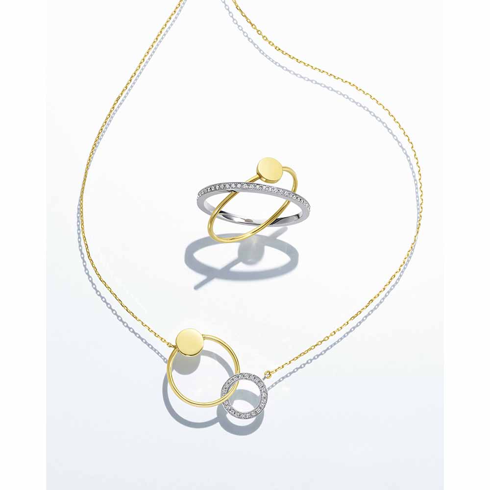 FASHION] AHKAHのsignature collectionよりイエローゴールドとホワイト
