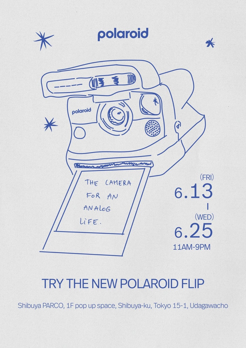 Polaroidが日本初のポップアップイベント『THE POLAROID ANALOG EXPERIENCE』を渋谷PARCOで開催!