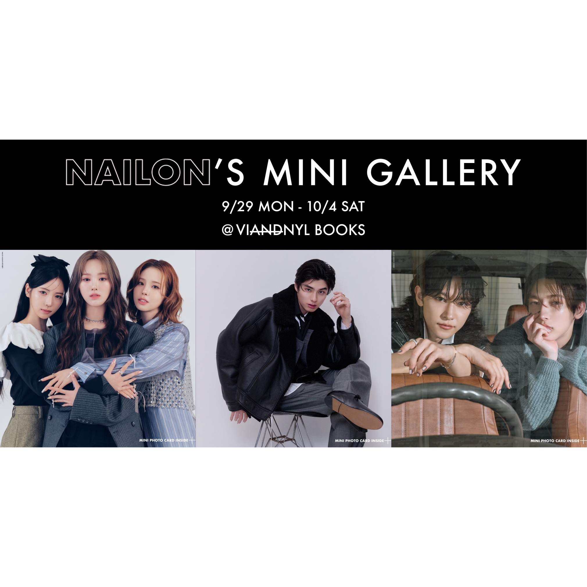 『NAILON ISSUE 02』の発売を記念して、東京・渋谷「VIANDNYL BOOKS」にて《NAILON’S MINI GALLERY》の開催が決定♡