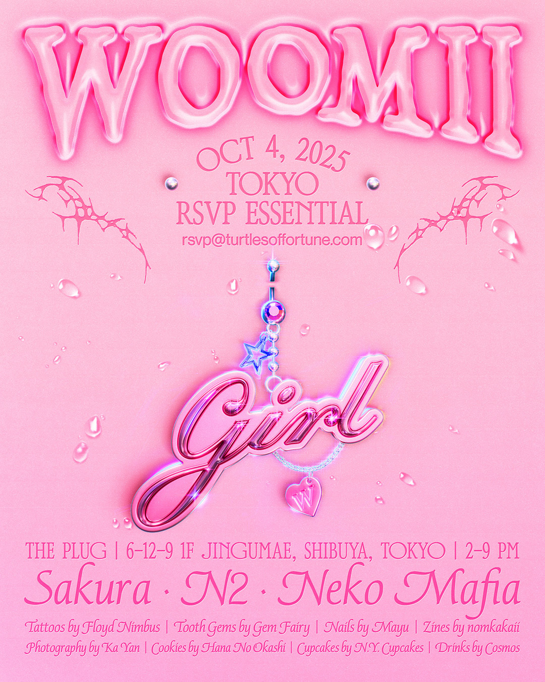 WOOMII WORLDが10/4(土)東京・渋谷で開催！ 音楽・アート・スイーツが融合する1日限りのガールズイベント