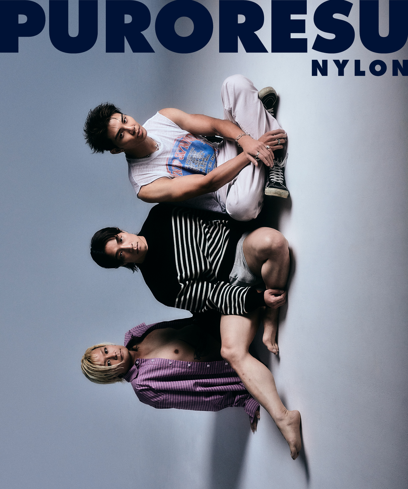 NYLON JAPAN×プロレスの異色タッグが爆誕！ 『PURORESU NYLON』第1号表紙は 《上野勇希&武知海青&ライジングHAYATO》《棚橋弘至&ウルフ アロン》の両A面仕様！