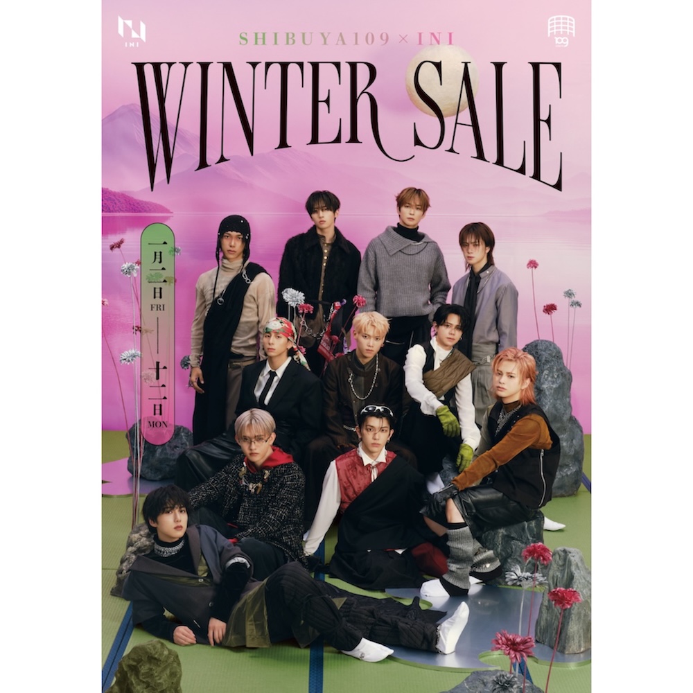 SHIBUYA109とINIがコラボレーション！　『SHIBUYA109×INI WINTER SALE』が期間限定登場！