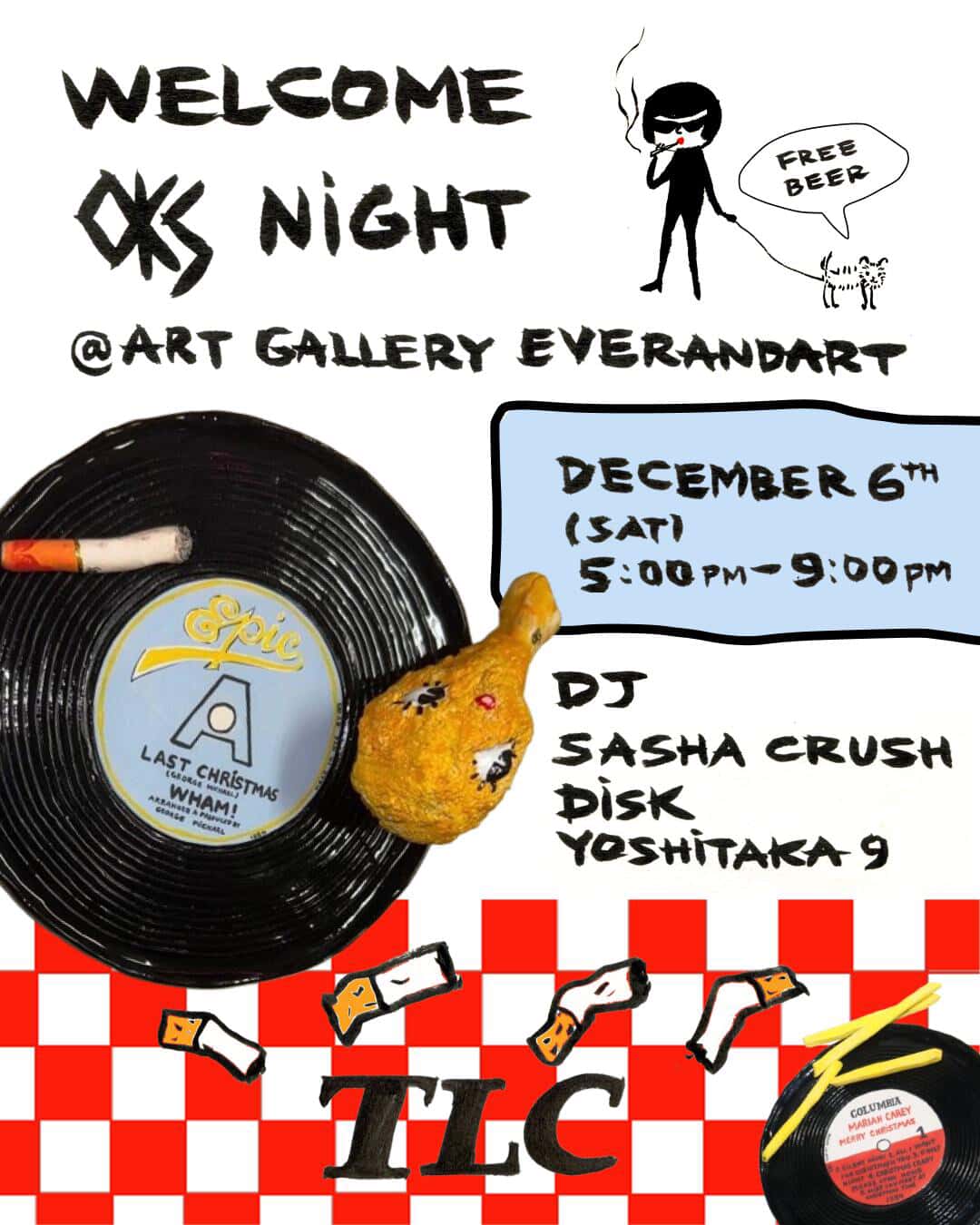 NY拠点のアーティストOksによるソロエキシビジョン「 TLC — Tender Loving Care」＆レセプションイベントが開催！